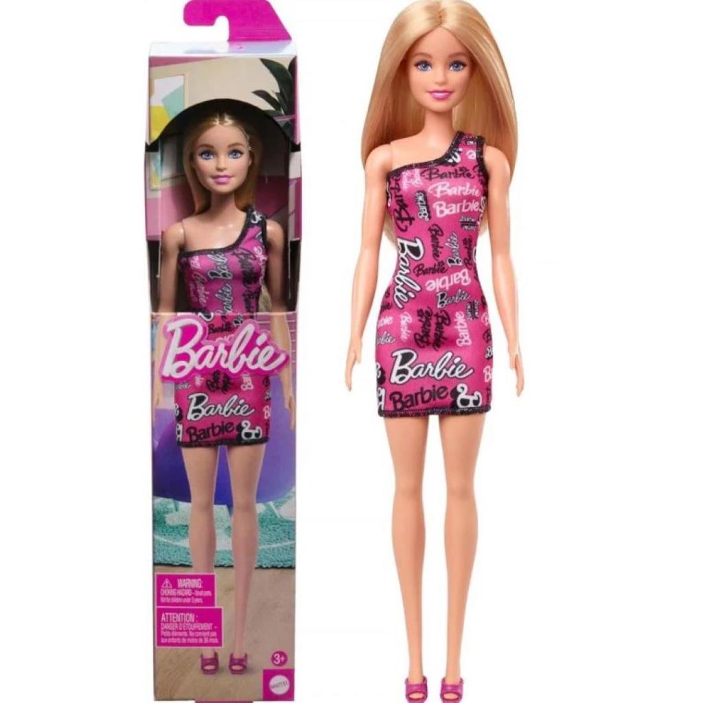  Barbie Fashion Doll – Logo Dress Edition